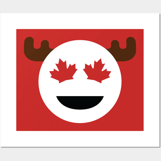 Canada Emoji Wall Art by philroy